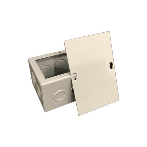 junction box with fron knockout|knockout sizes for electrical boxes.